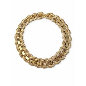 Chunky Gold‎ Statement Chain Necklace Double Link Collar NWT